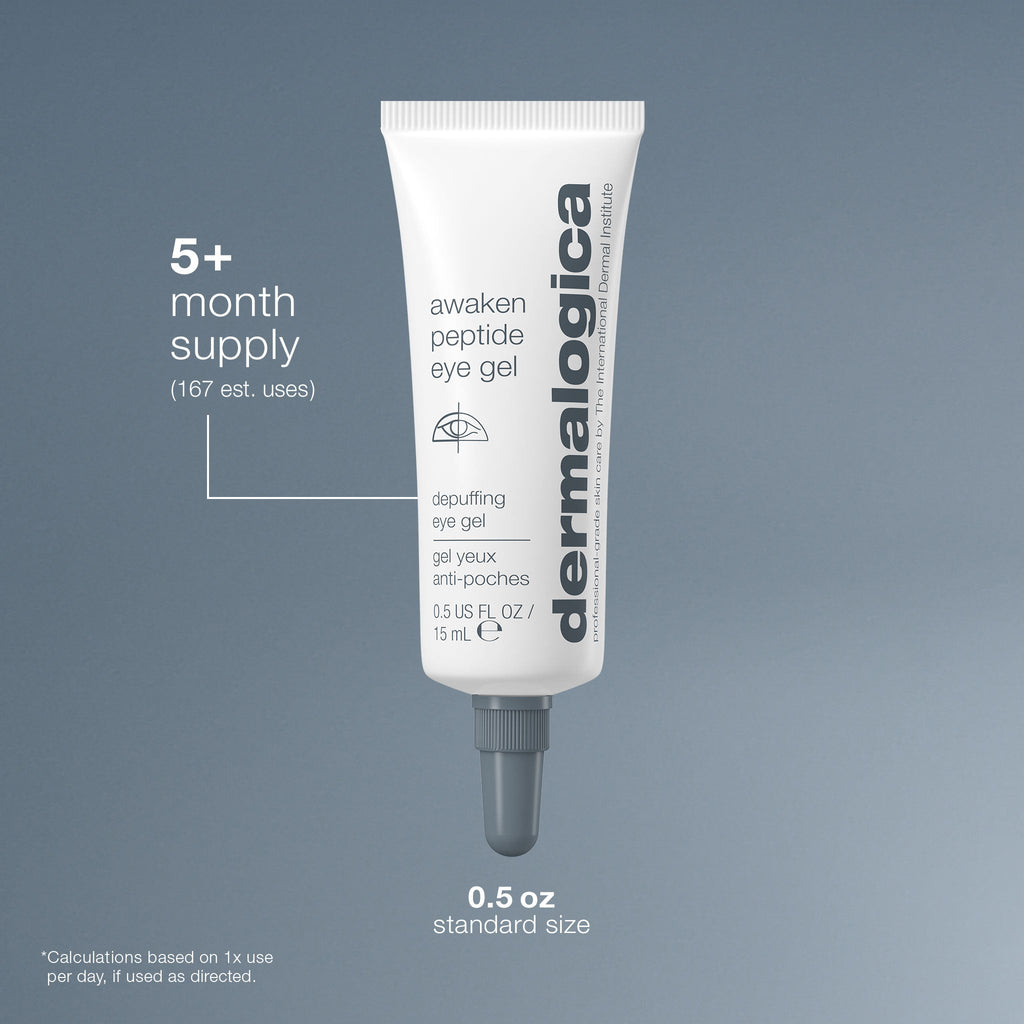 awaken peptide depuffing eye gel