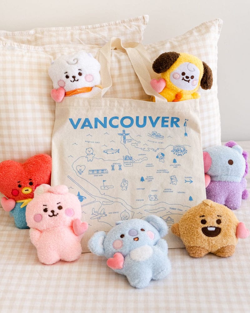 Warehouse Sale - LIMITED EDITION BT21 Vancouver Map Tote Bag