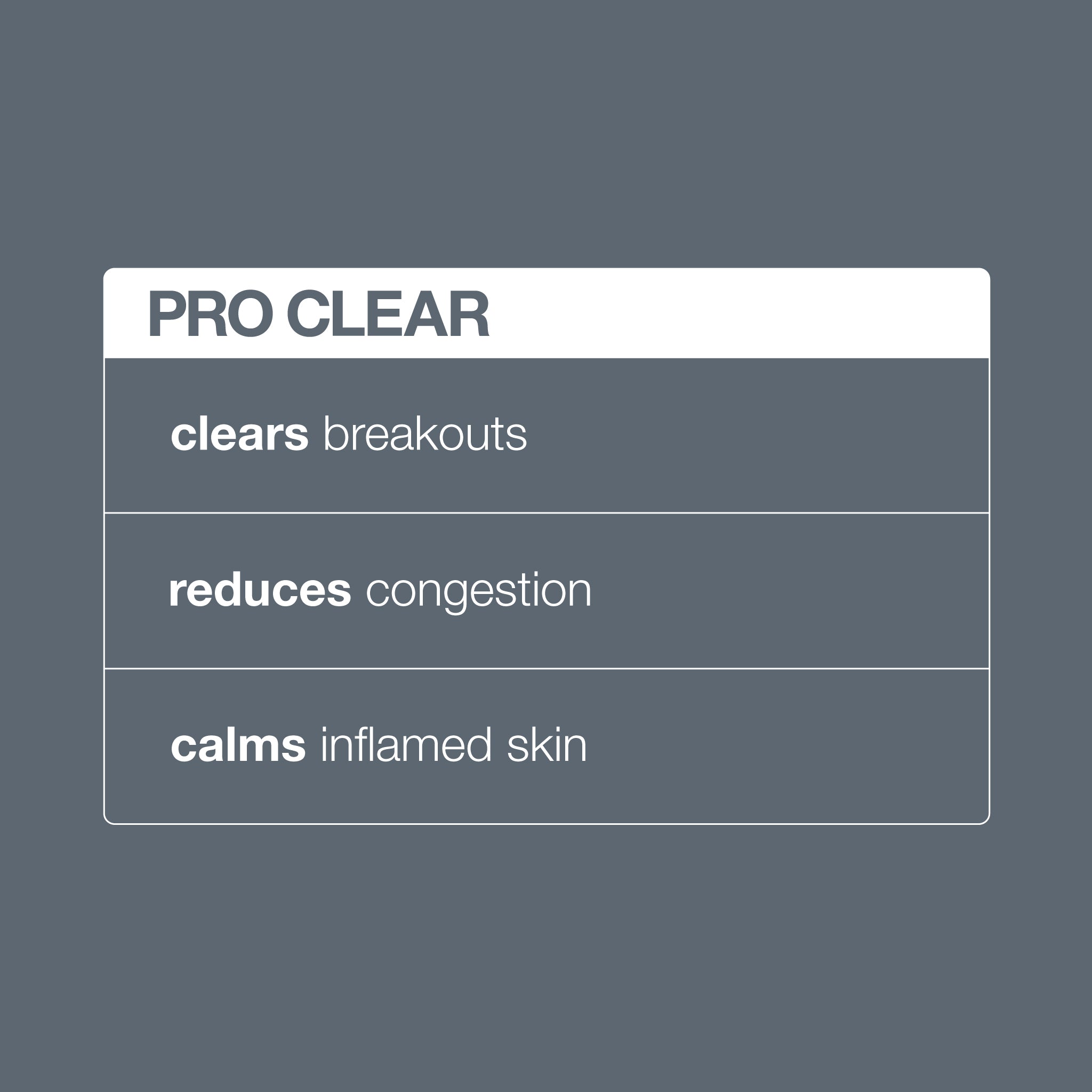 pro clear skin treatment