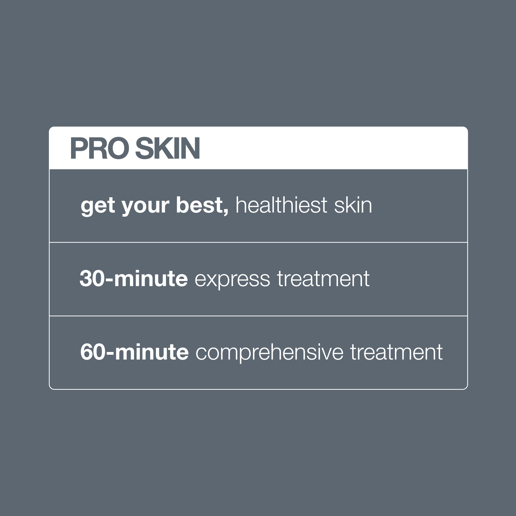 pro skin treatment