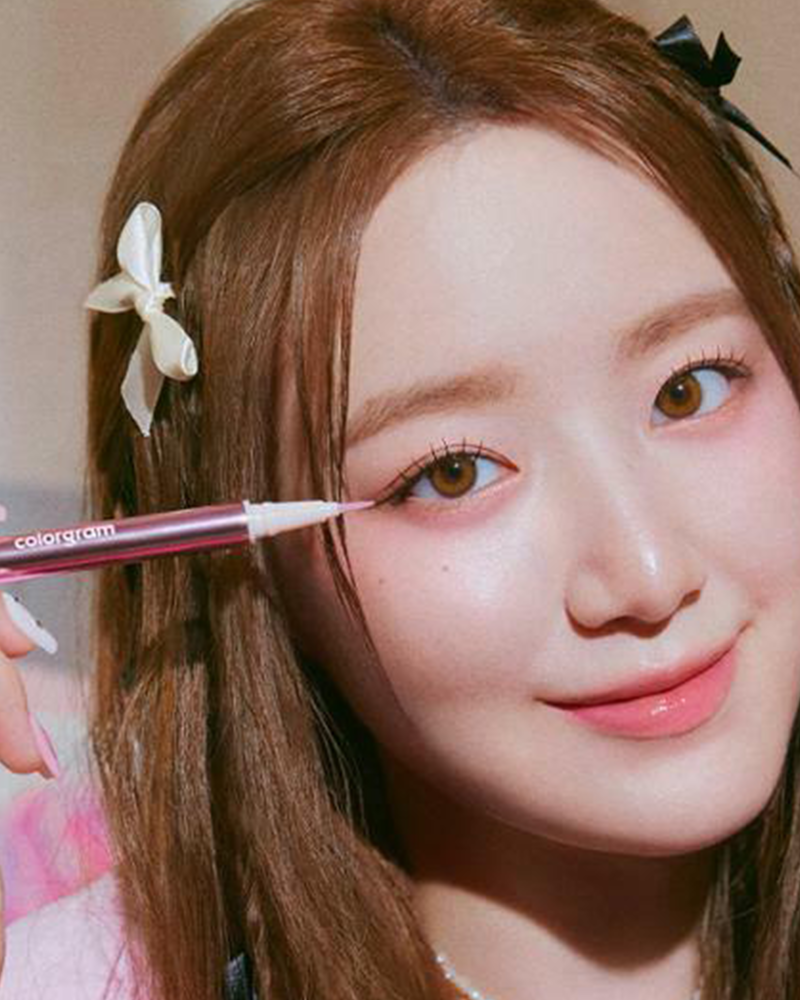 Warehouse Sale - colorgram Milk Bling Glitter Liner #01 Silver Tear